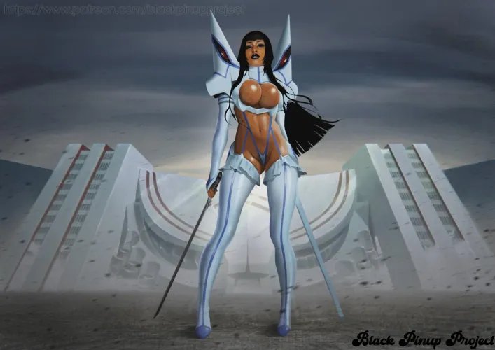 Thumbnail Satsuki Kiryuin Black Pinup Project: Rule34 Sensuality