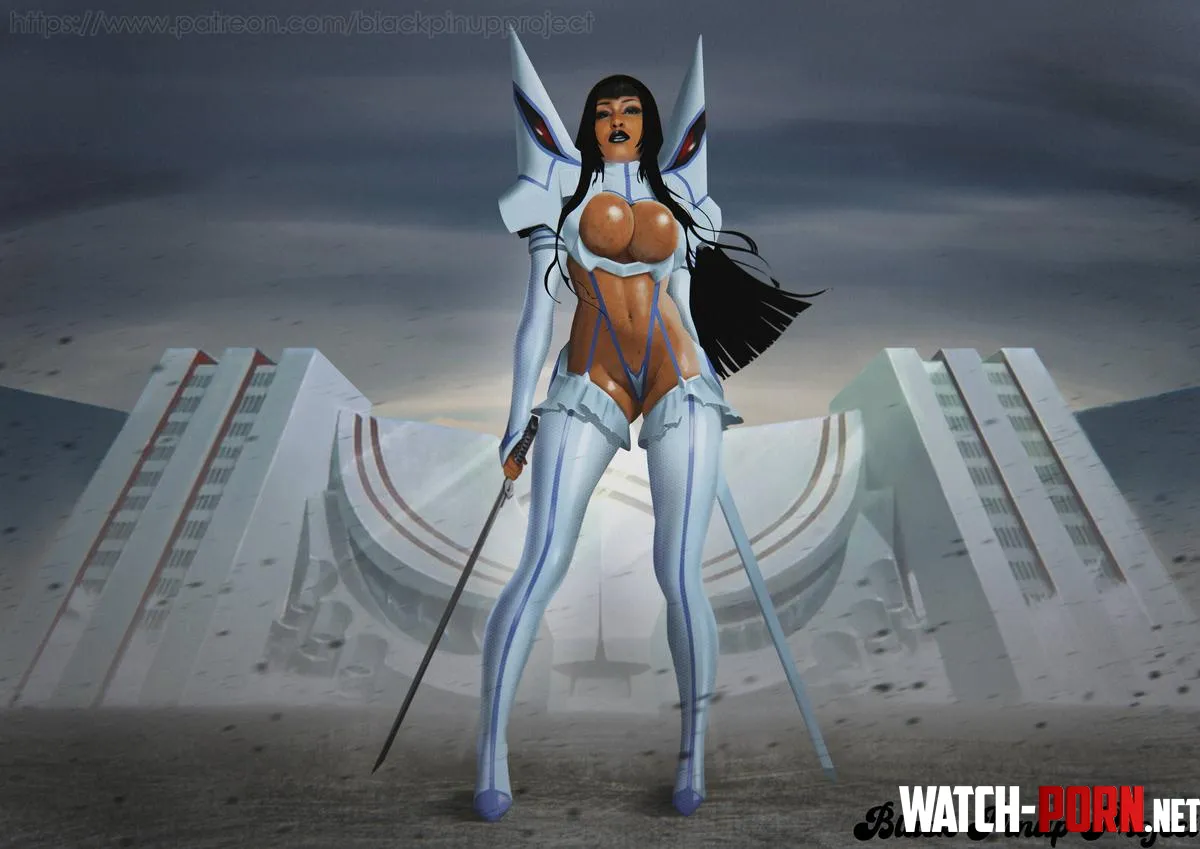 Satsuki Kiryuin Kill la Kill Black Pinup Project by blackpinupproject