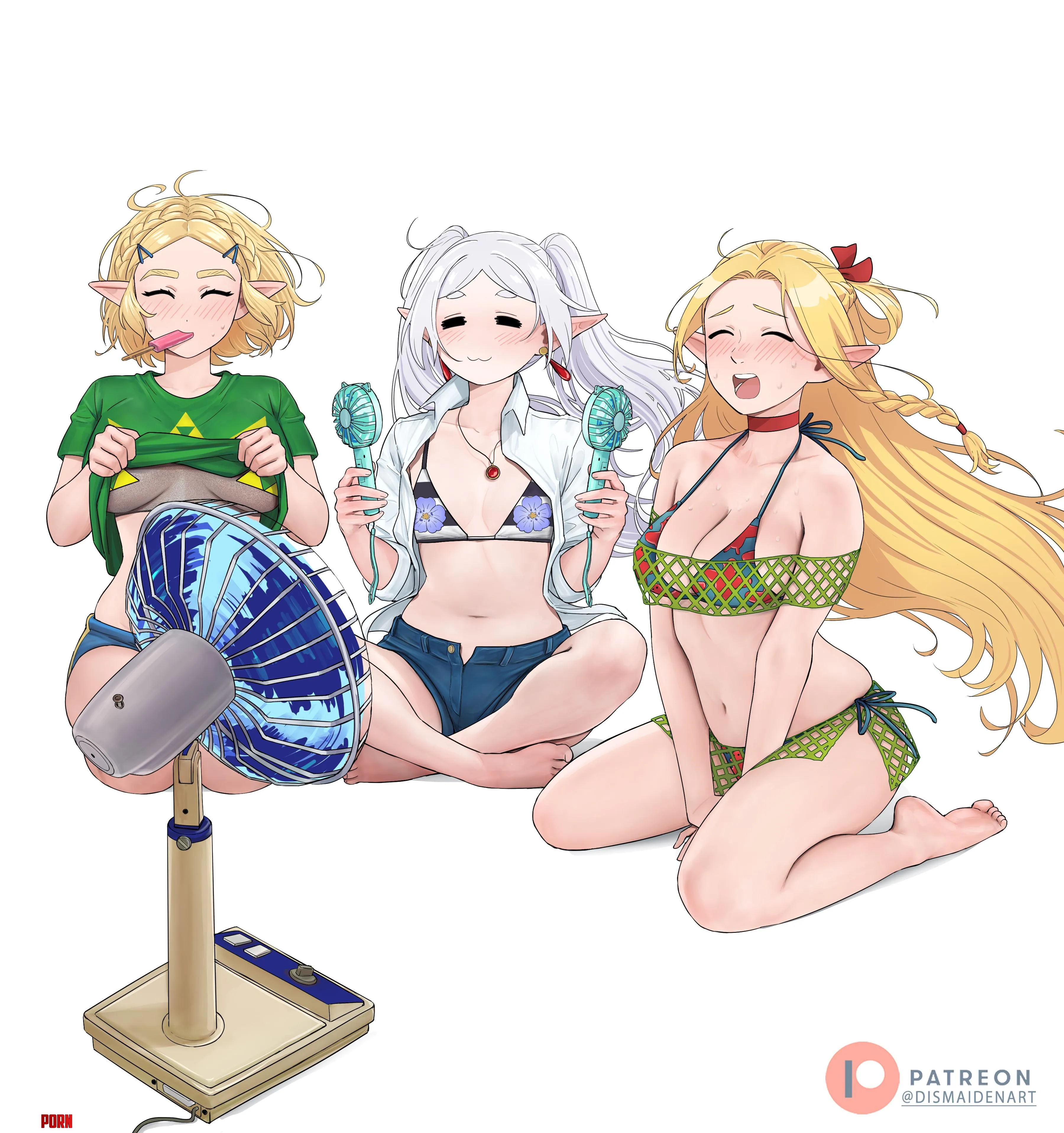 Hot Elf Summer Dismaiden by A_MASSIVE_PERVERT