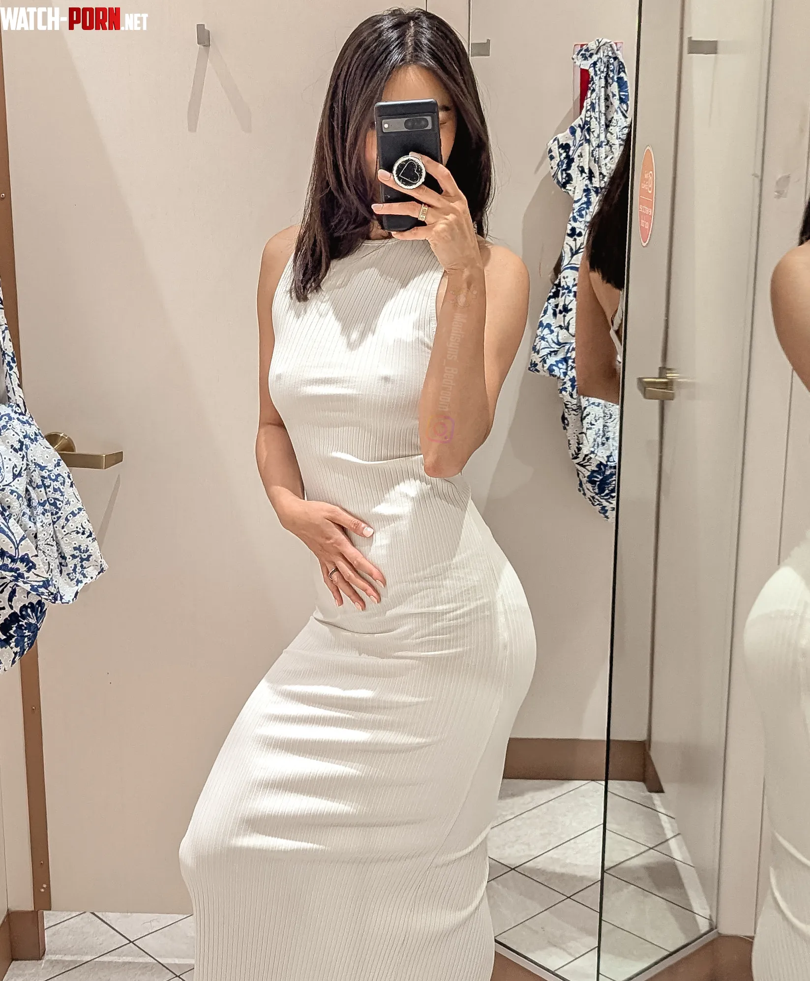 I think this dress looks amazing without a bra dont you agree by MadisynsBedroom