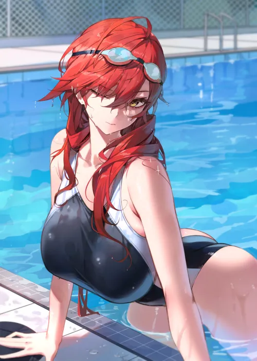 Thumbnail Swimsuit Aki Splendor: A Dive into Pantsu Artistry by CheetahSperm18