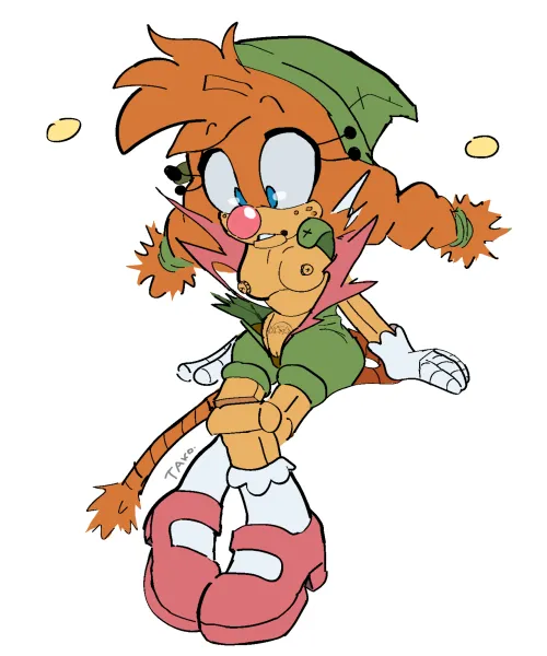 Thumbnail Taksicle's SonicPorn Doodle turned Masterpiece: Belle the Tinkerer