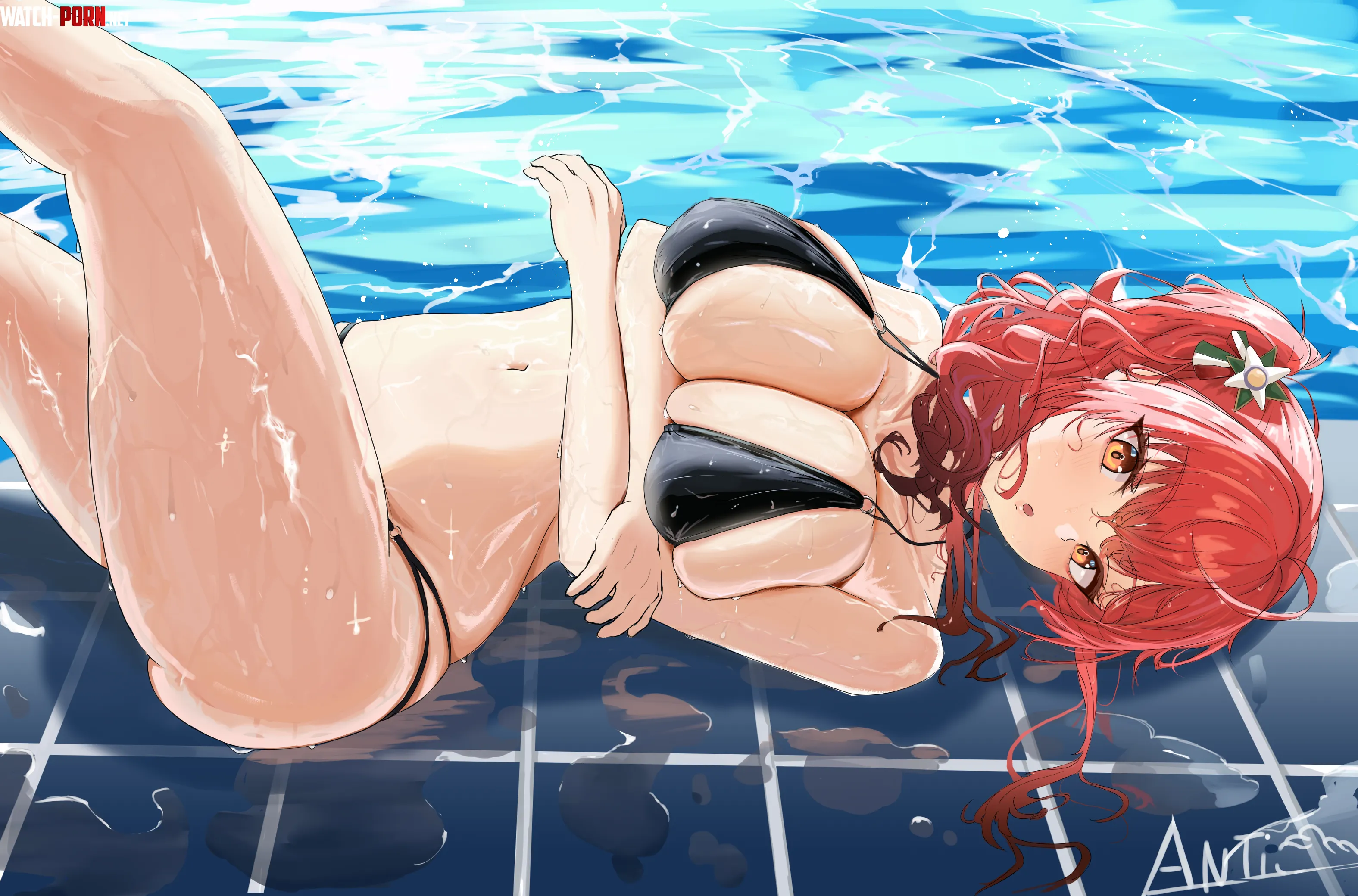 Pasta Mommy Zara realizing her bikini might be too small by Terran117