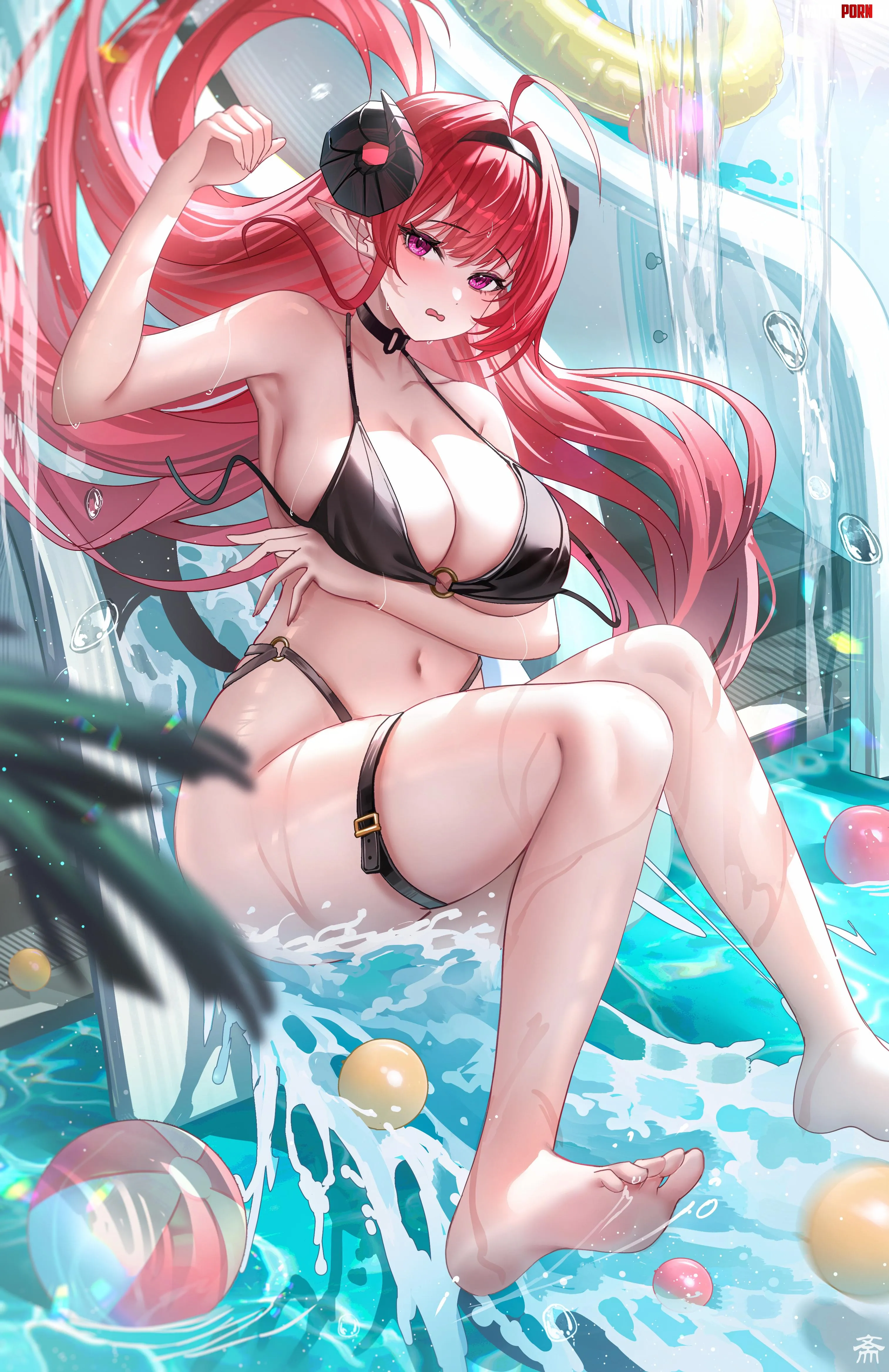 Hindenburg bikini top unbound   szmmm303 Azur Lane by elegantloveglimmer