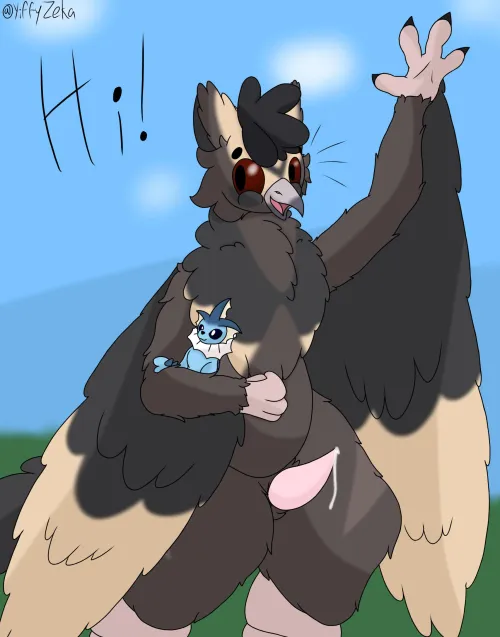 Thumbnail Majestic Griffin M By me by JustACatBoye | yiff