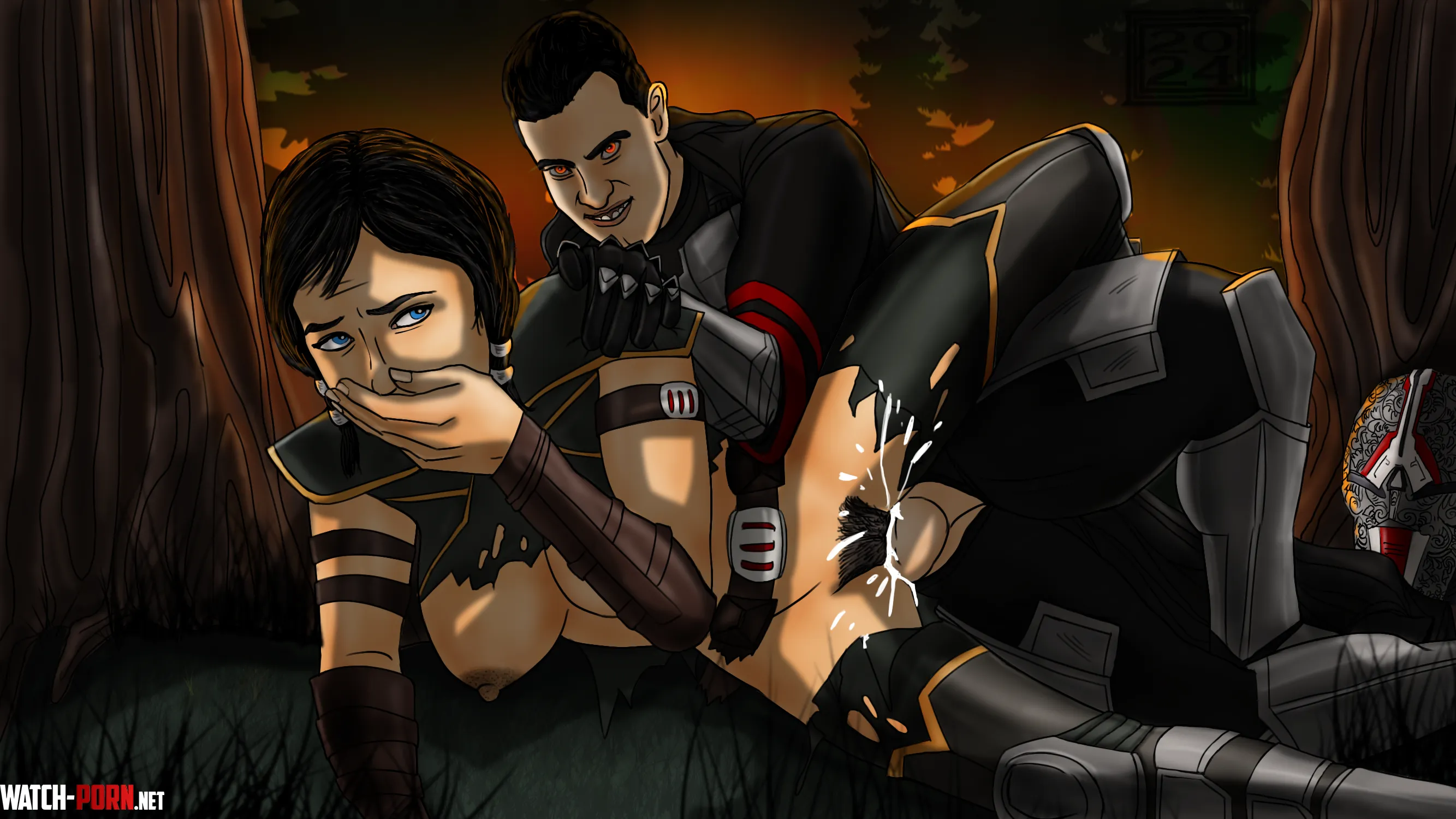Satele and Adraas on the battlefield spiceoflife69 by spiceoflife_69