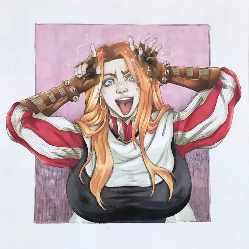 Thumbnail Halfelf Bard in Silly Yet Busty Poses by Klay66 | ElfHentai