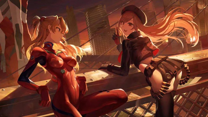 Thumbnail Asuka and Rapi Nikke x EVA: Pantsu Review by Ok-Year-6455
