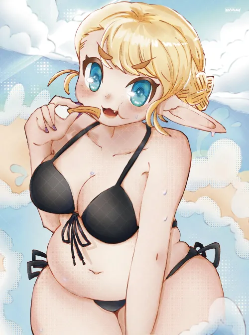 Thumbnail Elven Beauty Explored: Elfuda Plussized Elf by TigglyNips