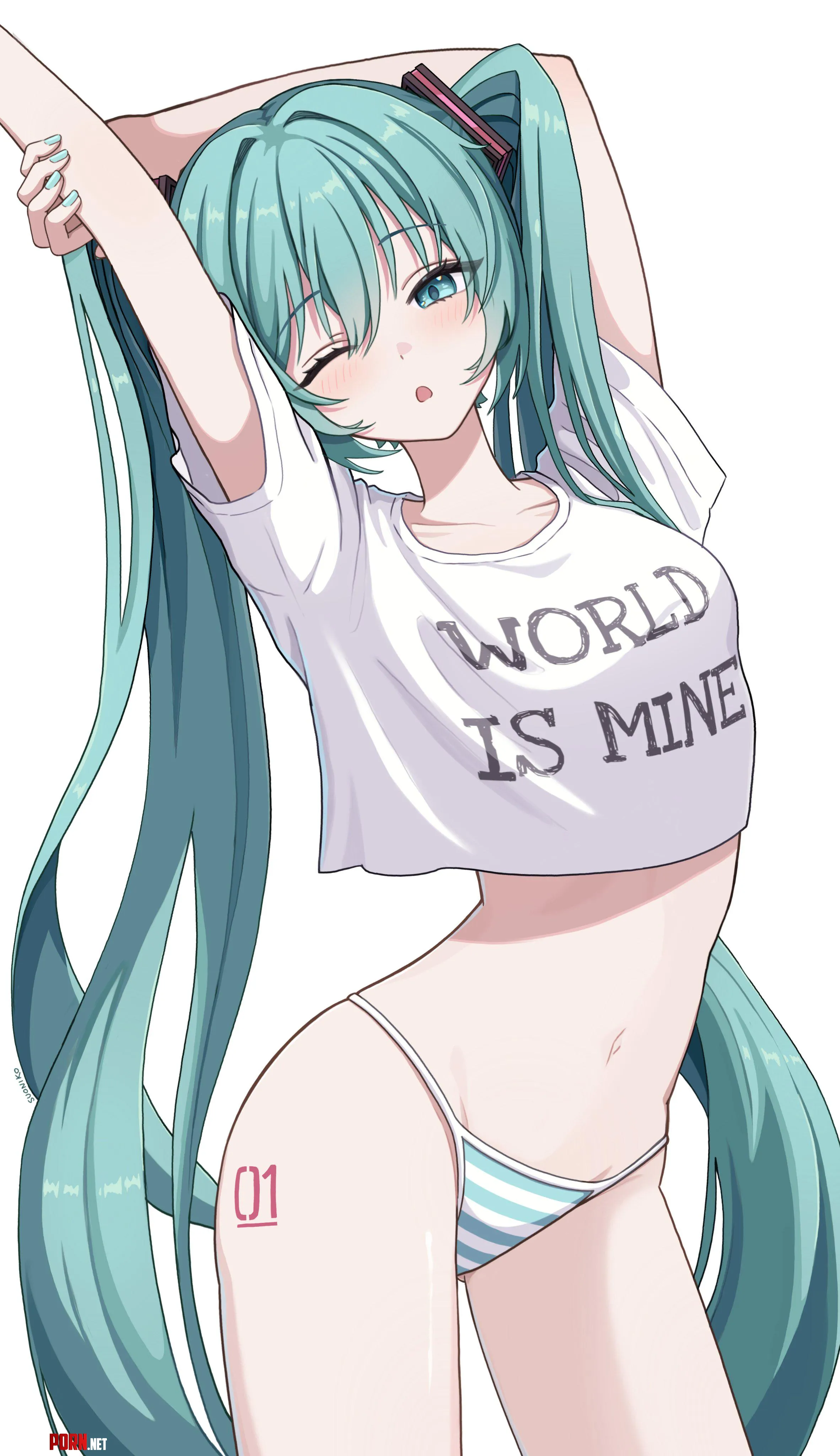 Hatsune Miku Vocaloid by xSaviour_N