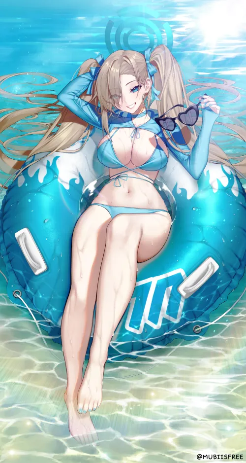 Thumbnail Asuna Ichinose and Blue Archive's Allure in Thighdeology by CheetahSperm18
