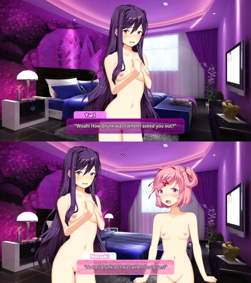 Thumbnail Yuri and Natsuki's Morning After in a DDLCRule34 Adventure by BadFutureSurvivor