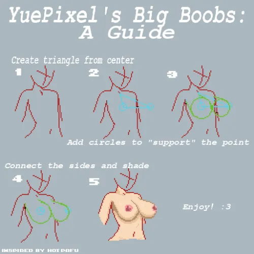 Thumbnail YuePixel's Guide to Captivating Big Boobs in PixelArtNSFW
