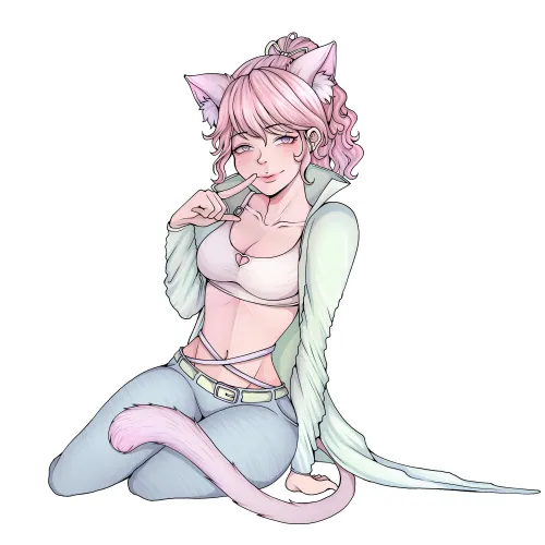 Thumbnail Admiring the Cute MySati by Artisticjade | MonsterGirl