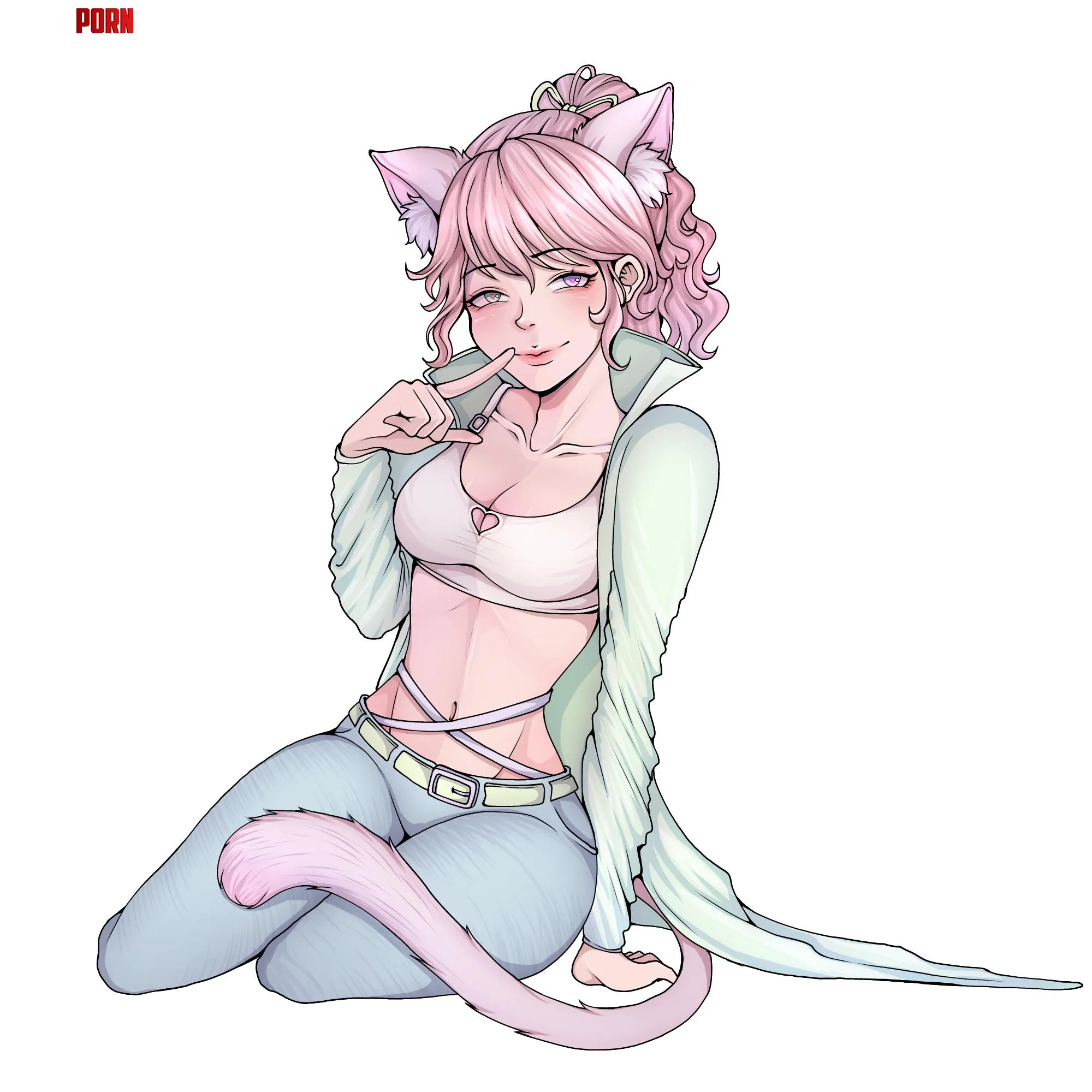 A drawing I did of mysati shes so cutee  by Artisticjade