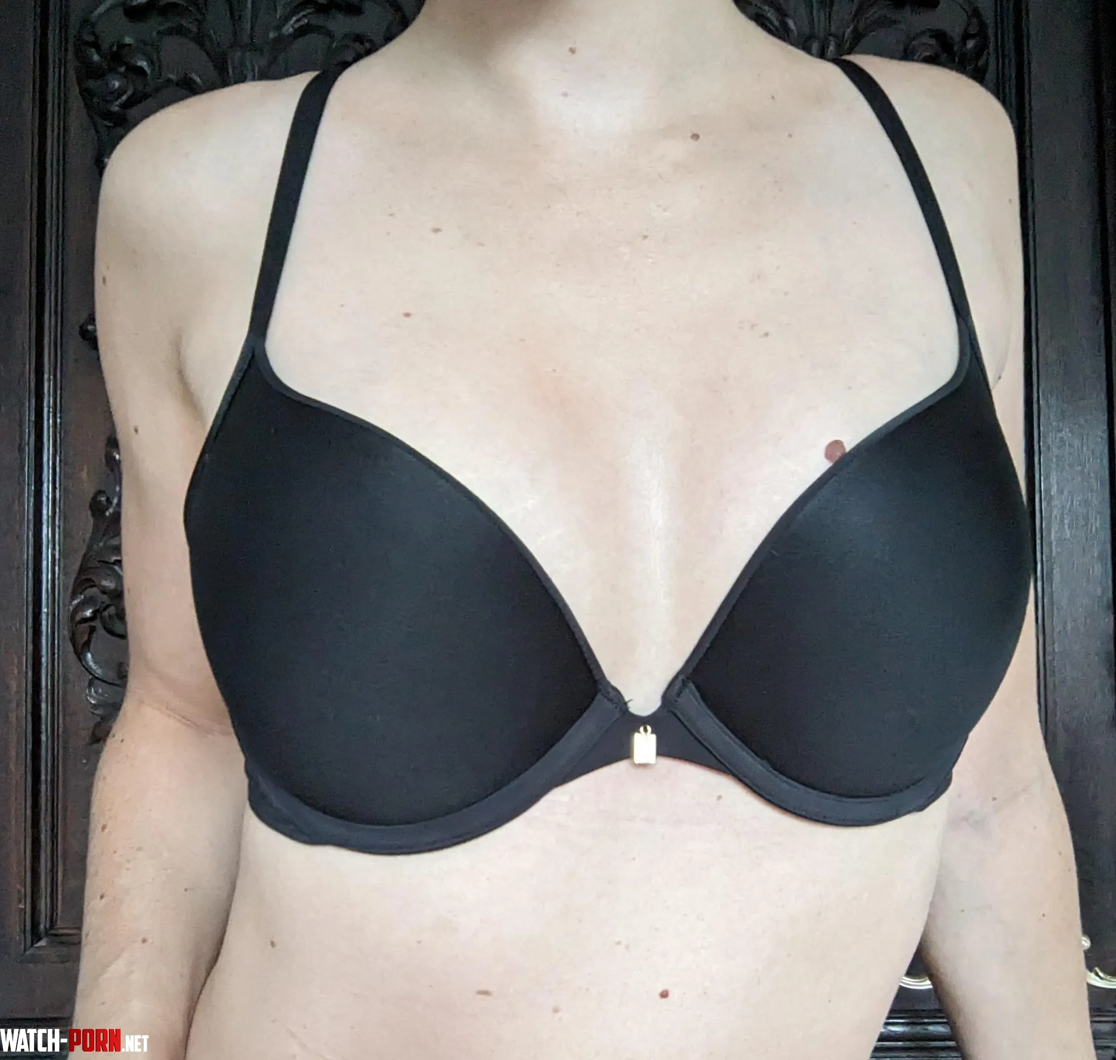 Just a nice basic black pushup bra IRTR by darkspellslingerie