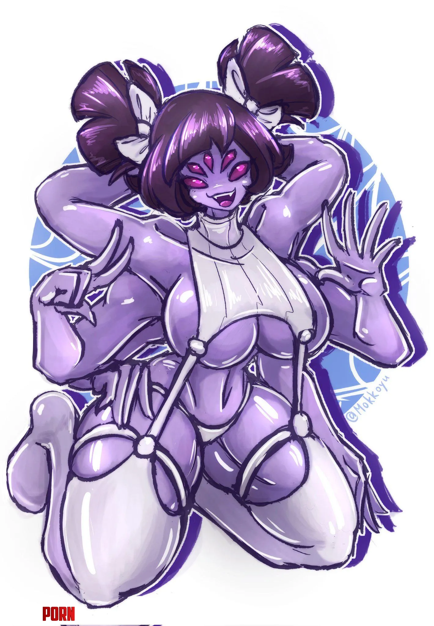 Muffet Spiders new outfit Mokkoyu by SniperNose69