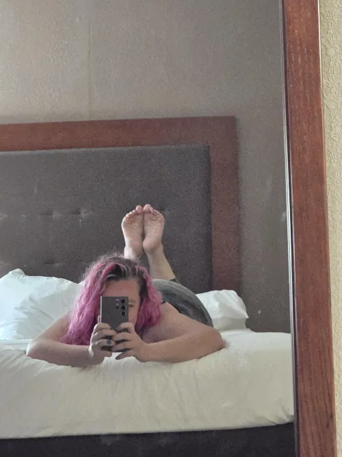 Thumbnail Late Night Reflections in a Hotel MirrorSelfie by xXlochness15Xx
