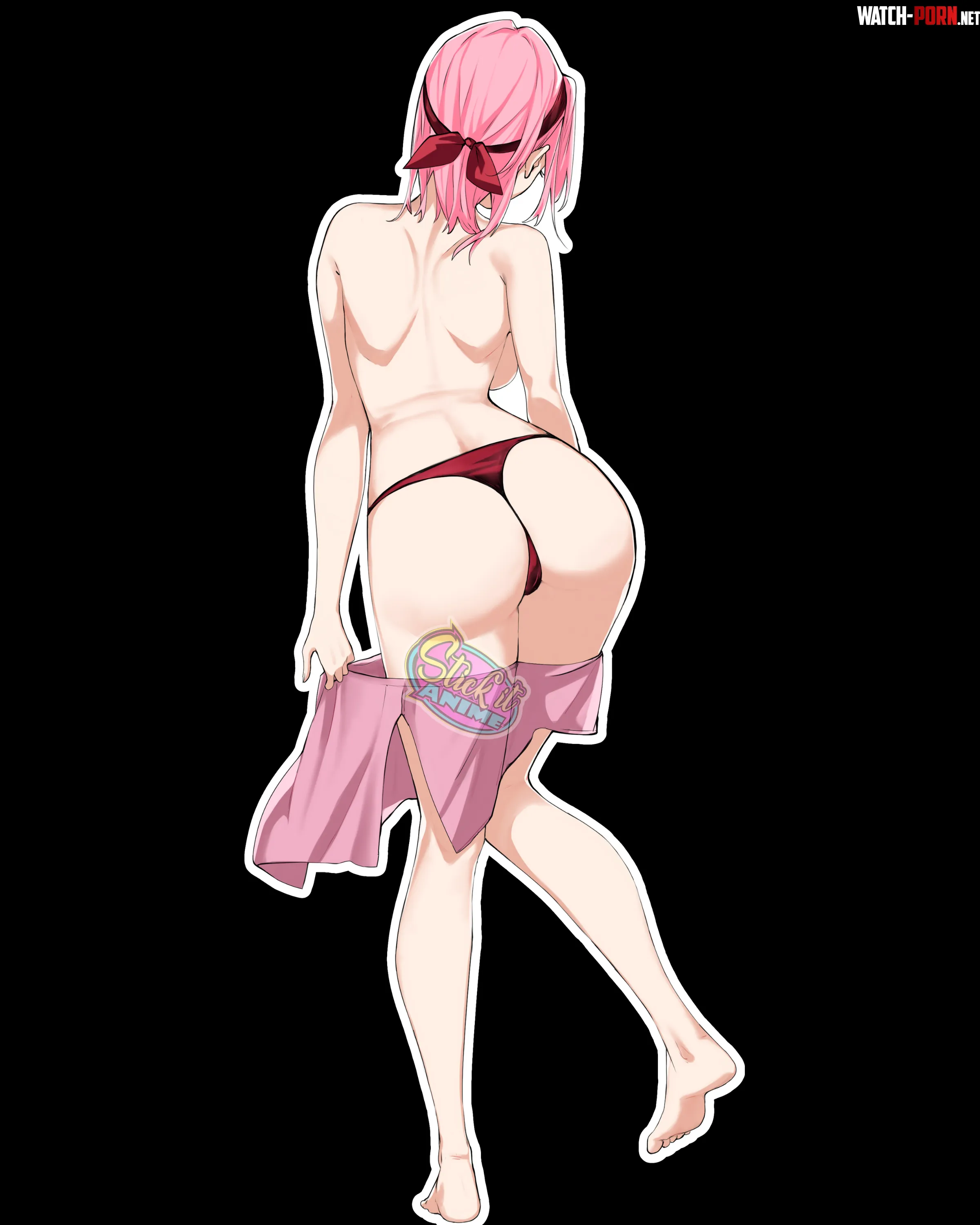 Sakura changing between eps Stick it Anime by Stickitanime