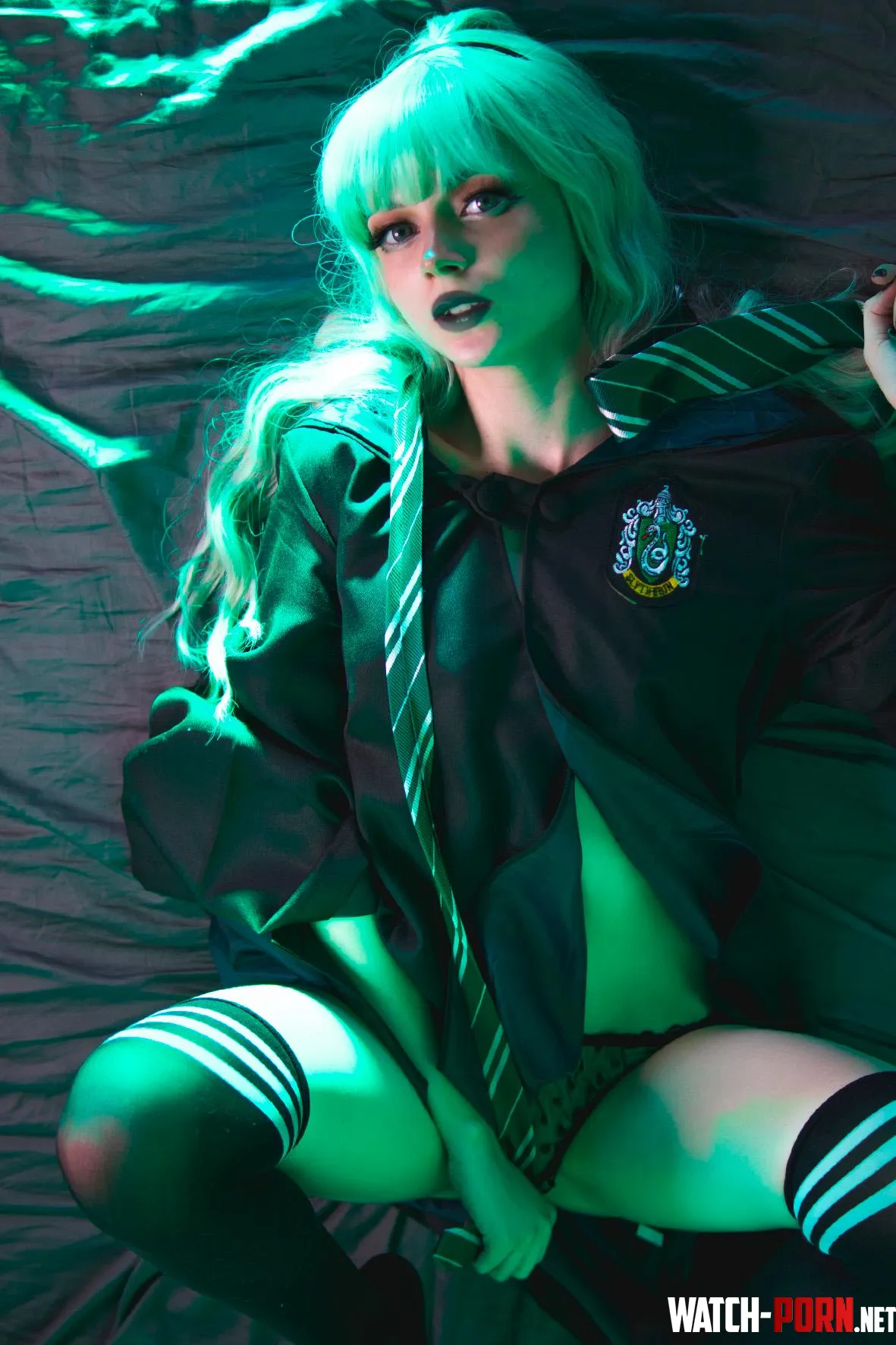 Only the most naughty and mischievous girls get into Slytherin by MereOasis