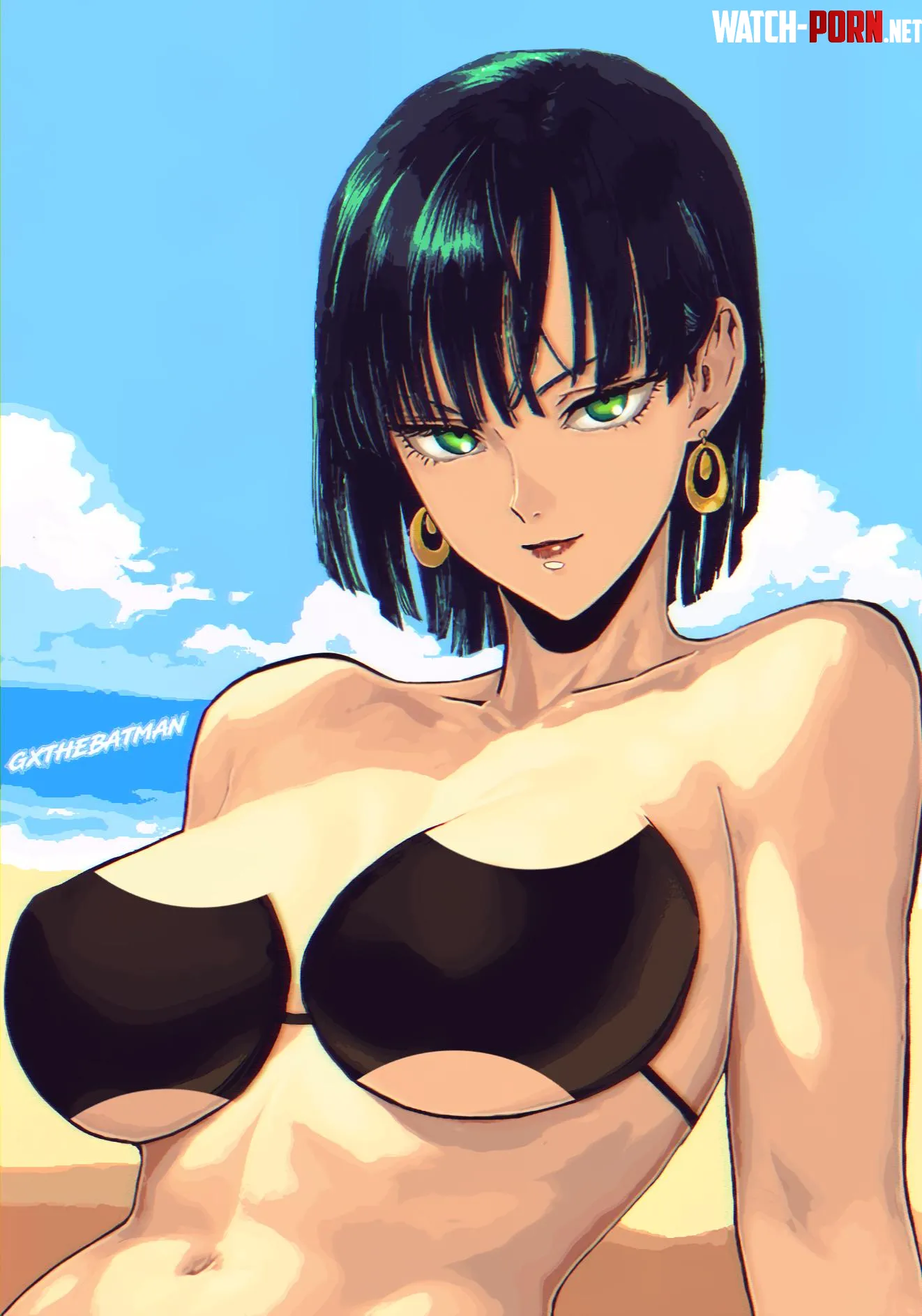 Fubuki at the beach One Punch Man by GxTheBatmanYouTube