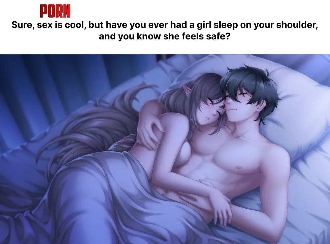 After sex cuddles WANDERER by WANDERER_GAME