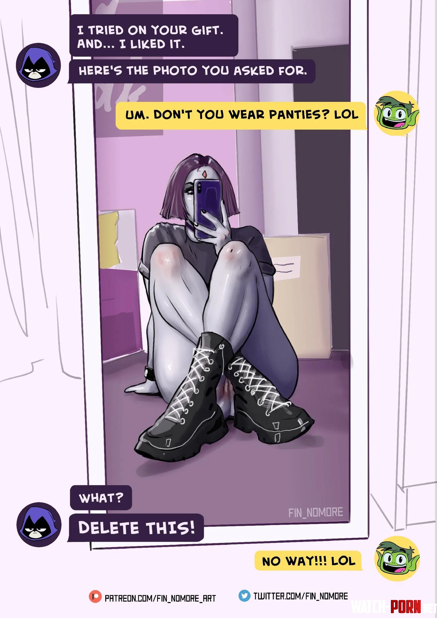 Chatting with Raven FinNomore by zetta_rumor