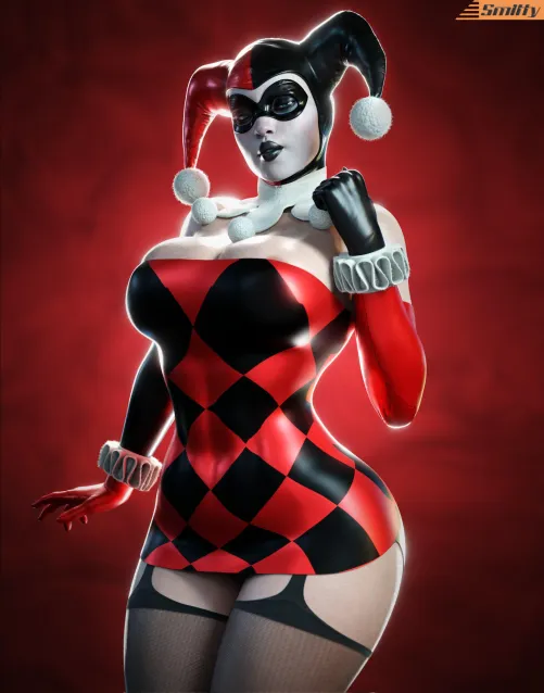 Thumbnail Kuro-Oji Showcases Party Harley in a Playful Setting