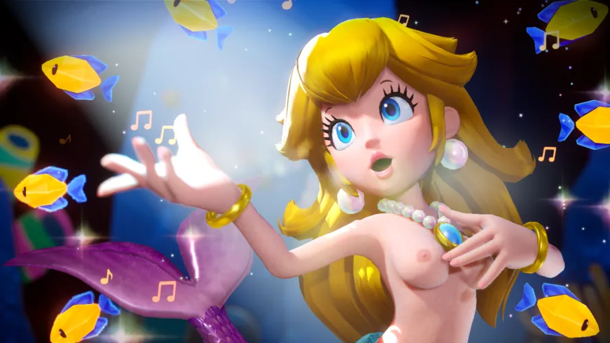 Thumbnail Mermaid Peach's Showtime by FrancisLouiss | mariorule34
