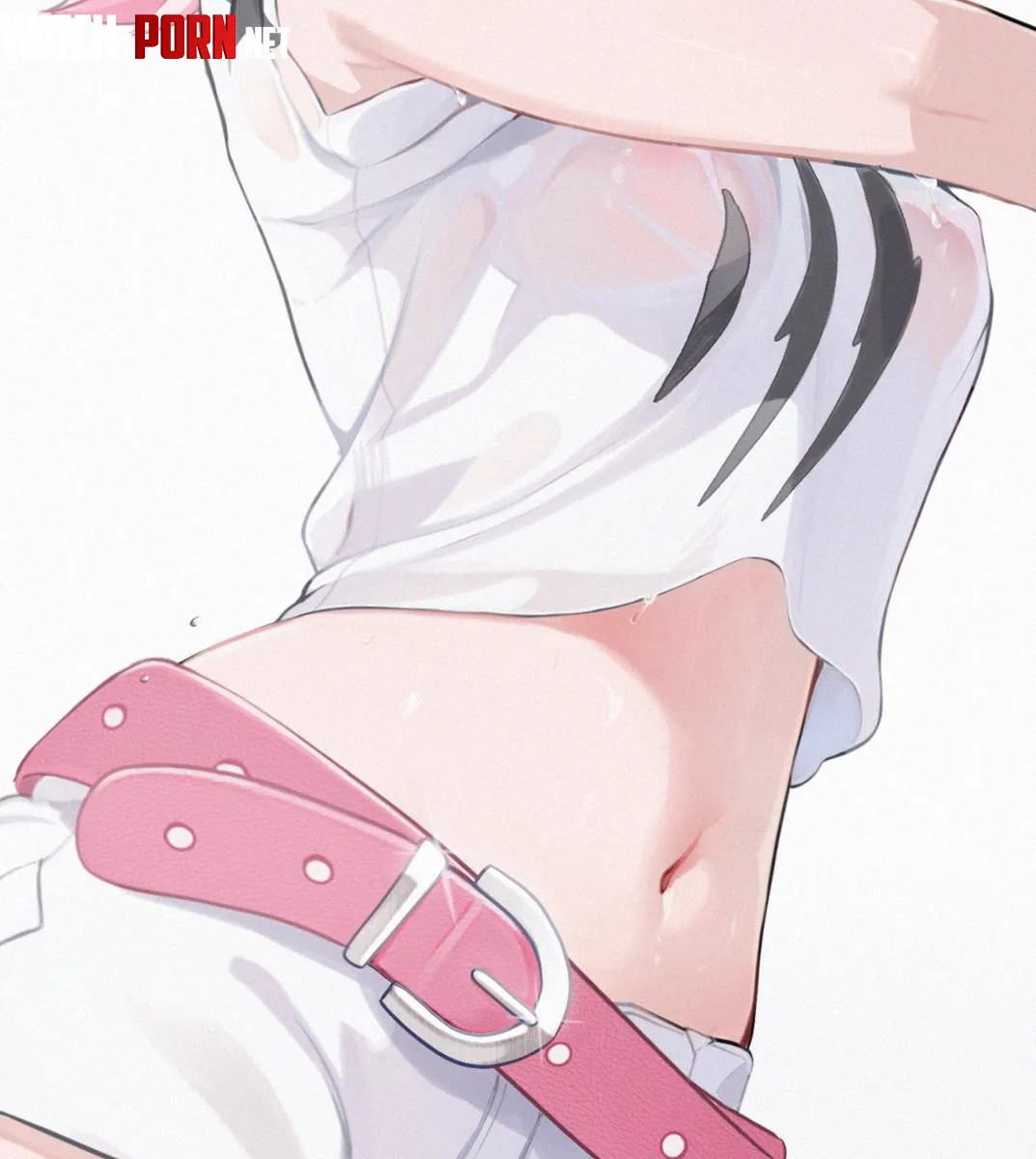 Mococo Tummy Hololive by A_MASSIVE_PERVERT