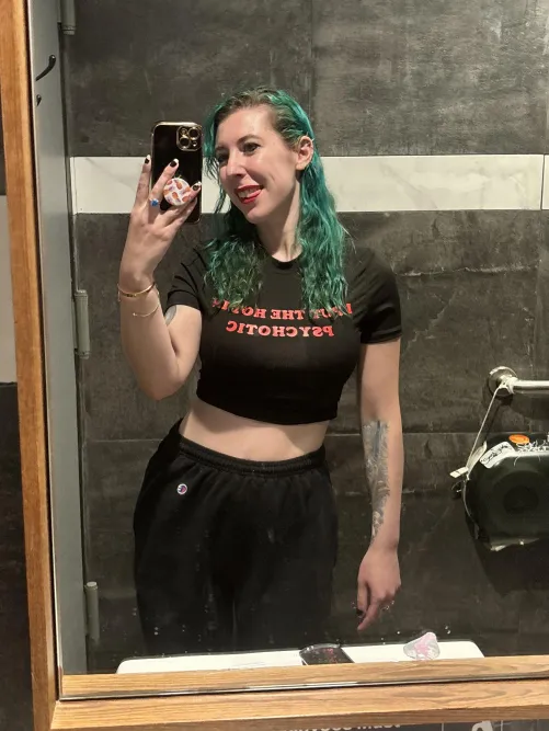 Thumbnail Mirror Mirror: Reflecting Style with sirenskiss3's Croptop at croptopgirls