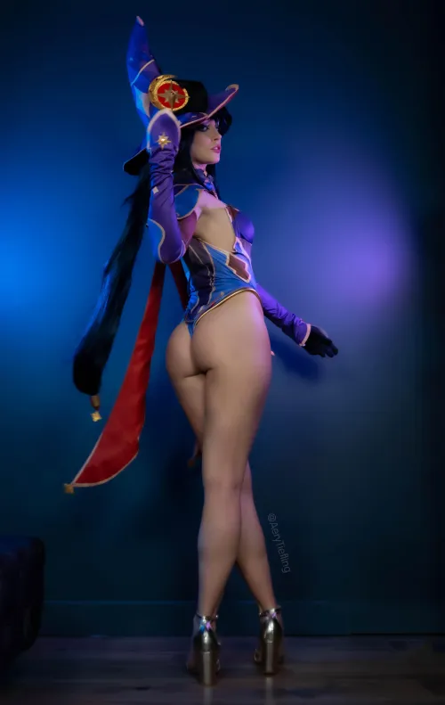 Thumbnail Mona Cosplay Elegance by Aery Tiefling OC | Exquisite Craftsmanship