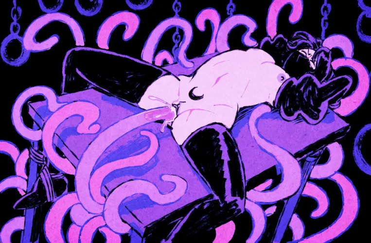 Thumbnail Tied to the Table: Mistakes98 Unveils a Tentai Tale