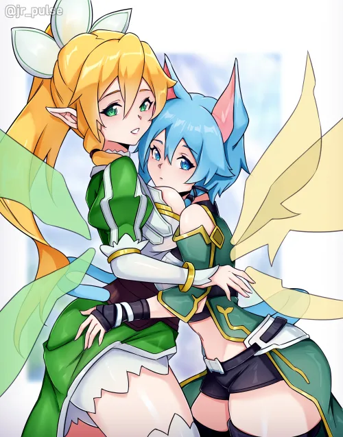 Thumbnail Sultry Encounters - Leafa n Sinon by jrpulse | saohentai