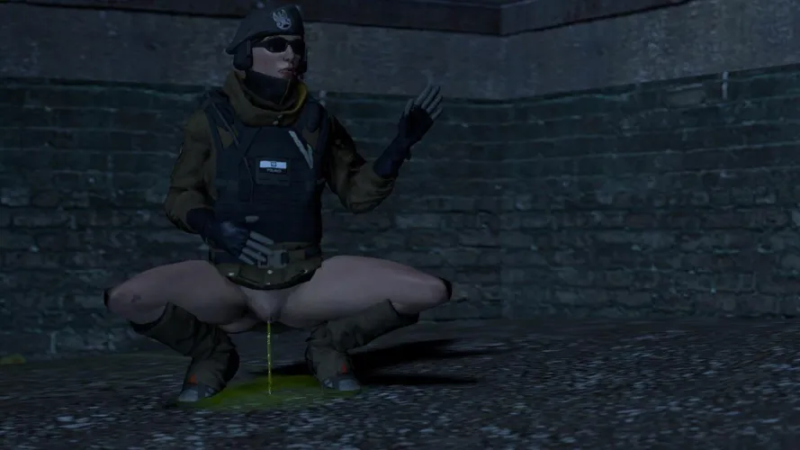 Thumbnail Zofia Taking a Break in Rainbow Six Siege OC: A Restful Moment