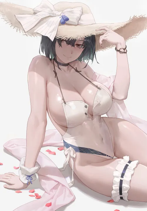 Thumbnail CheetahSperm18's Stylish Summer Vacation Anime Bodysuit