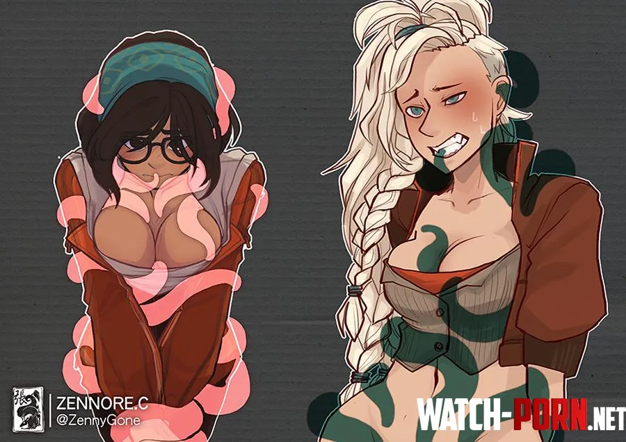 Gemma and Alma went out to the Wilds to explore One wrong turn and little would they realize that that something would be exploring them Zennygonewild by Senpaiman