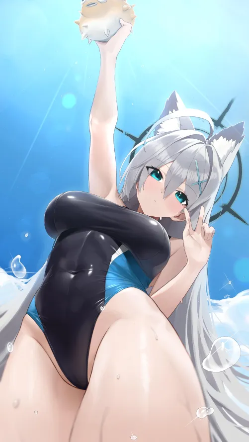 Thumbnail Shiroko Terror Blue Archive Character by CheetahSperm18 | Animebodysuits Delight