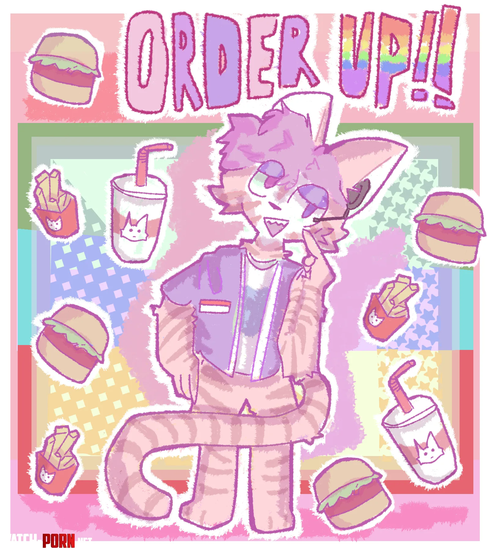 your fast food service oc by KemofureScarlet