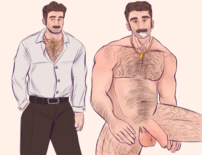 Thumbnail AriesBaraArt's Original Character Revealed in BaraManga
