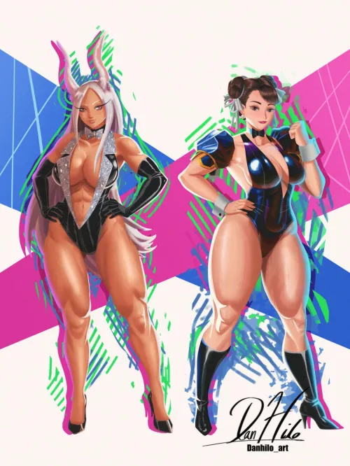 Thumbnail Rumi Usagiyama & ChunLi Danhiloart on Fitdrawngirls | TheTMoneyMan