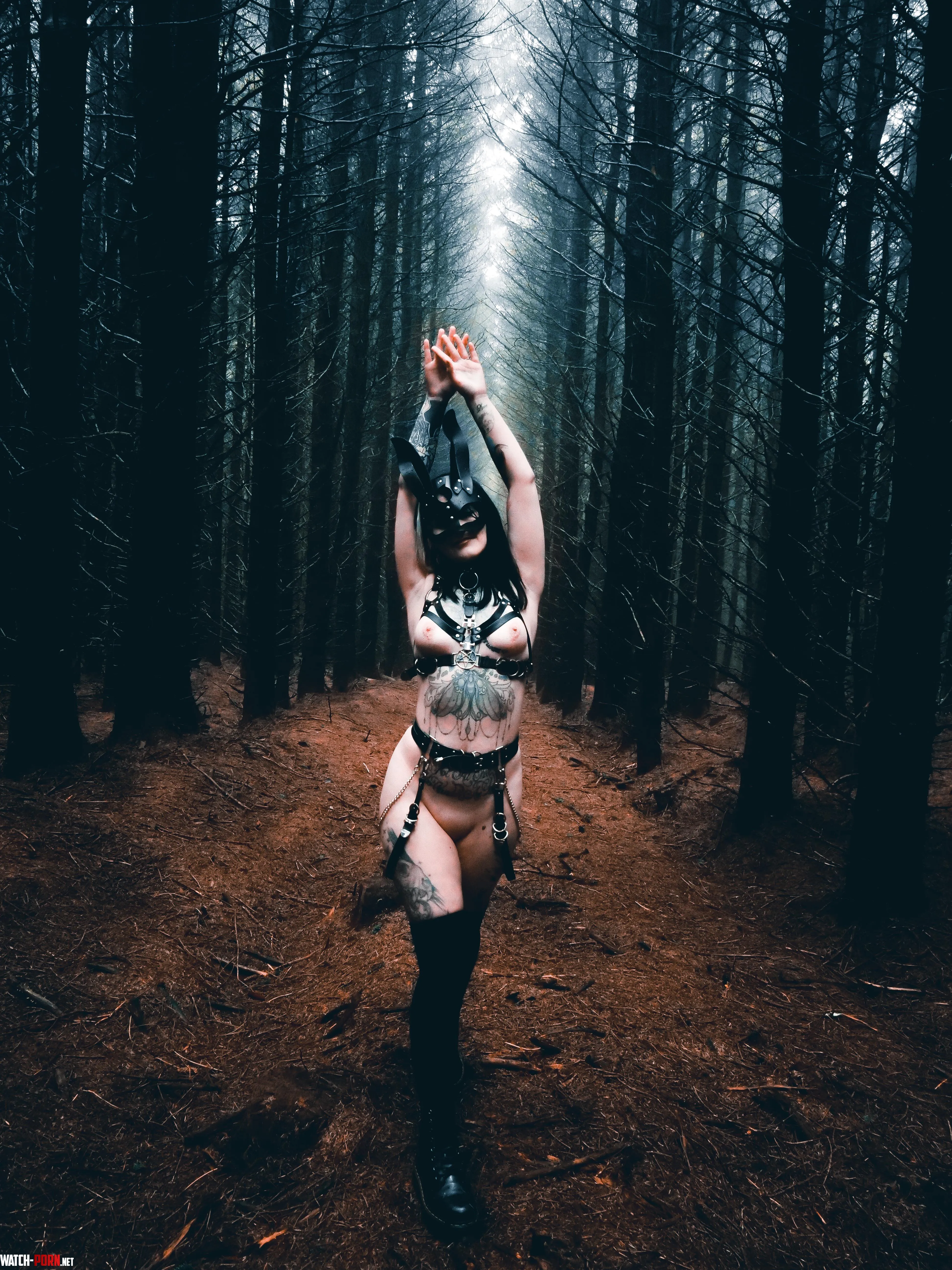 Spooky fun in the woods by Em0ti0nal_Jpg