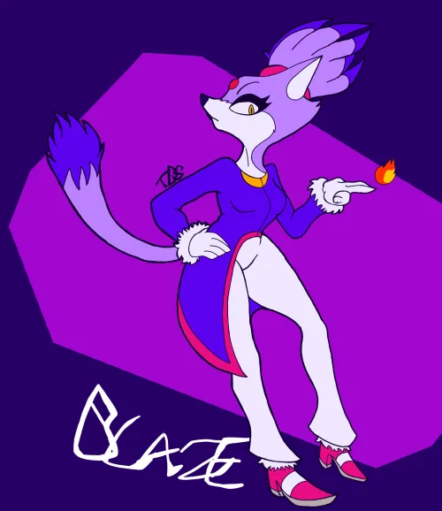 Thumbnail Blaze Commission: Artistic Friendship by TalanDrawsStuff | Furry