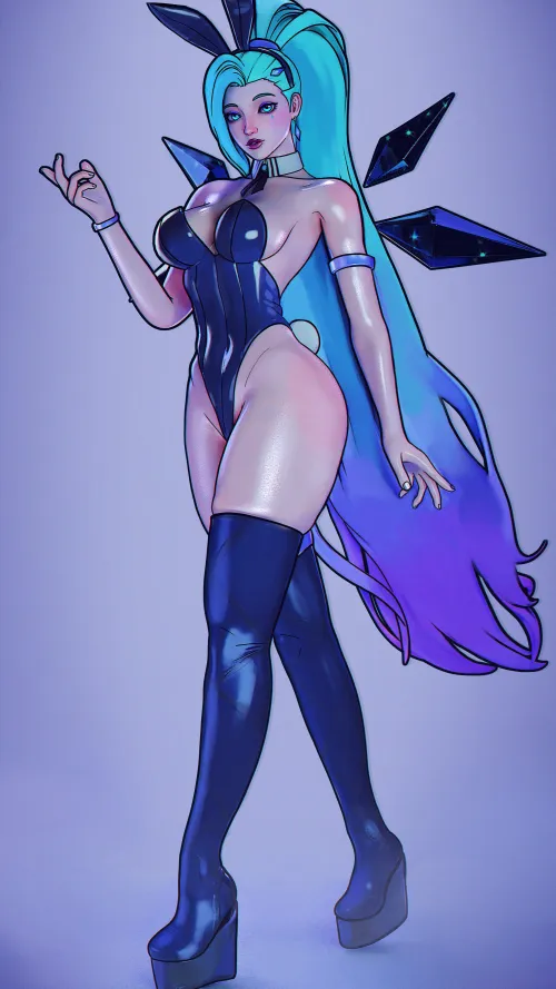 Thumbnail Rule34LoL Fan Art Spotlight: Bunny Seraphine by Short-Ad224