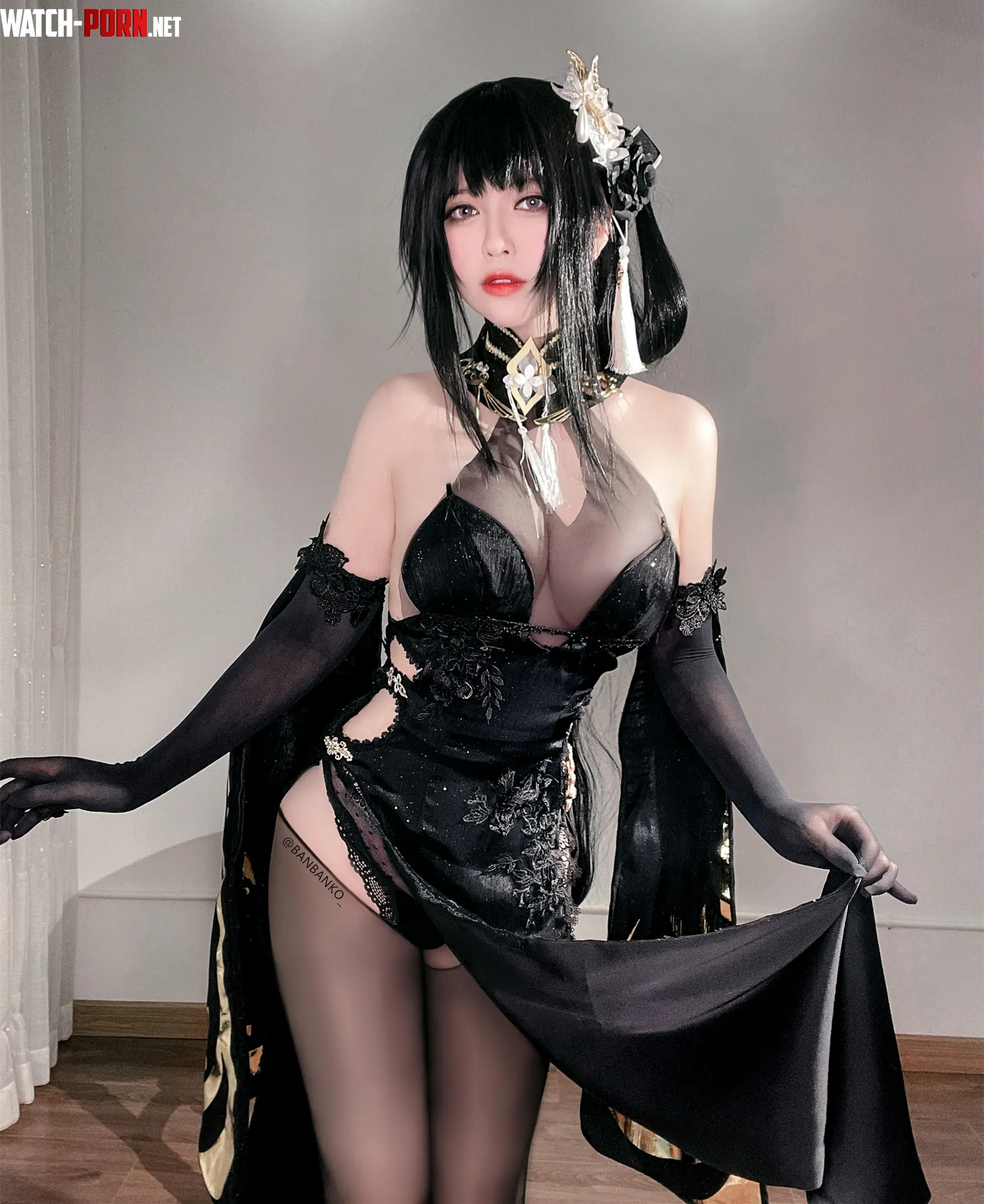 Azur Lane Chen Hai  Vestibule of Wonders cheongsam by Banbanko by _trapd00r_