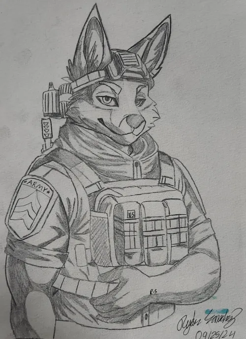 Thumbnail Military Depiction Artistry Journey | furry