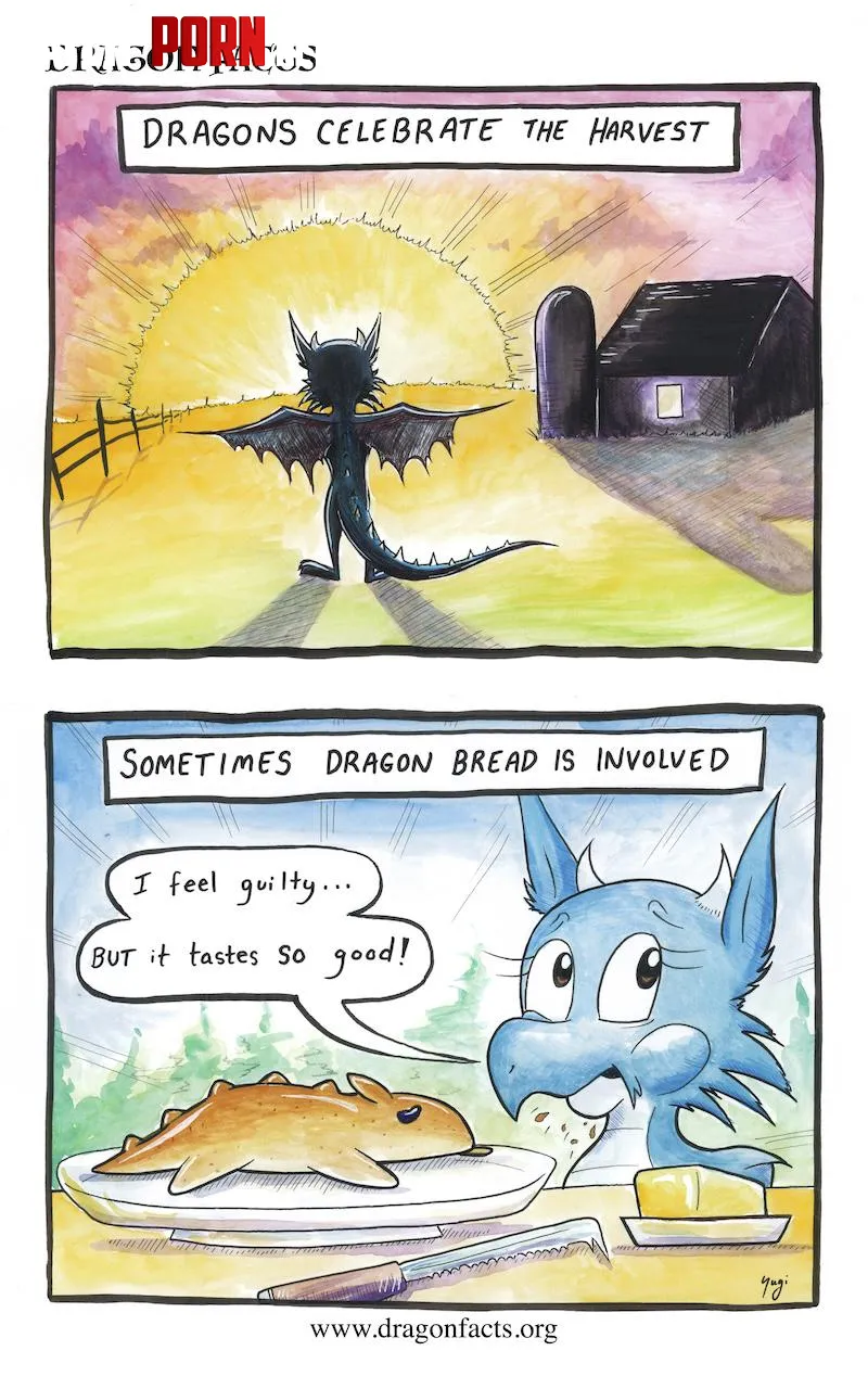 Dragon Facts 28  Dragons and Dragon Bread Sugi Ando  by Adventurous_Ice5035