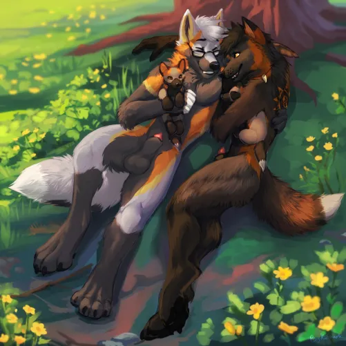 Thumbnail Summer Day for Foxes MM by KinSheph - Yiff Category
