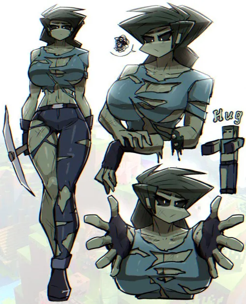 Thumbnail Kroenen19 Showcases Zombie Gal zzzHADOzzz: A MonsterGirl Encounter