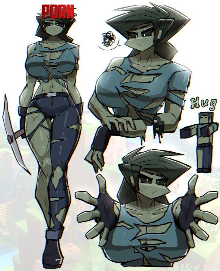 Zombie gal zzzHADOzzz by Kroenen19